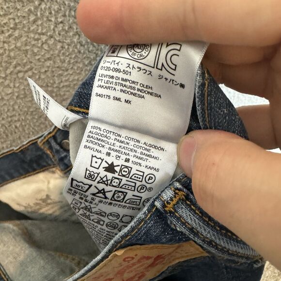 Levis Jeans Mens 34x31 559 Blue Relaxed Straight Leg Denim Pants - Picture 8 of 8